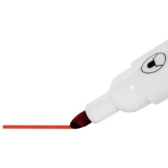 Marcador de Quadro Branco Nobo 1915266 Glide 2mm Cx.10 Vermelho