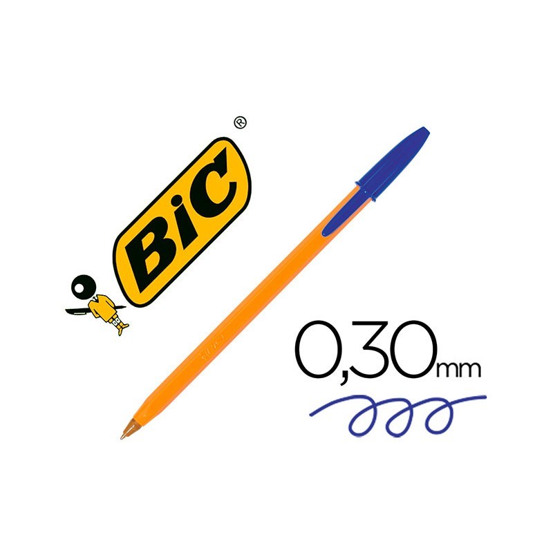 Esferográfica Bic Orange Original Fine Azul Esferográfica Bic Orange Original Fine Azul