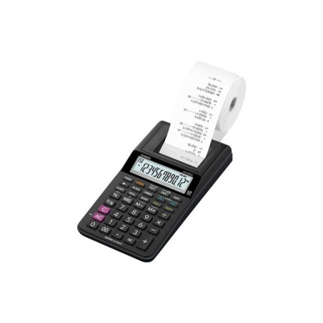 Calculadora com Impressão Casio HR-8RCE 12 Dígitos Preto