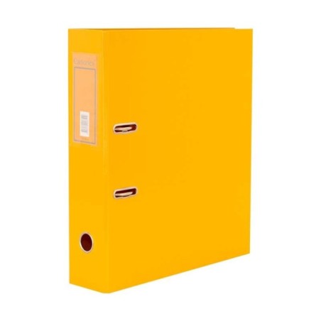 Pasta de Arquivo A4 L/75mm Liso Amarelo