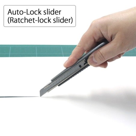 Faca X-ato NT Cutter A-300GRP 9mm Cinzento Metalizado