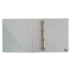 Dossier de Arquivo Roma 305A-10 A4 Personalizável 4xD50mm Branco