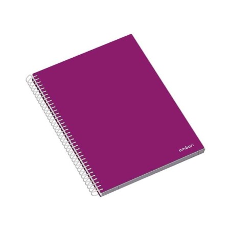 Caderno de Espiral A5 Ambar School Capa Dura 100 Folhas Pautado