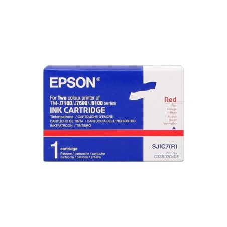 Tinteiro Epson C33S020405 SJIC7(R) Vermelho