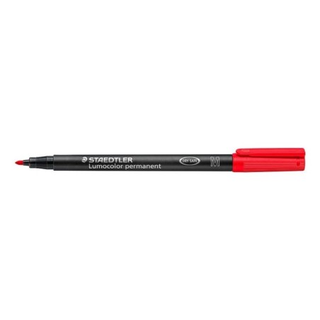 Marcador Staedtler 317-2 Lumocolor permanent M Vermelho