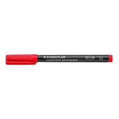Marcador Staedtler 317-2 Lumocolor permanent M Vermelho