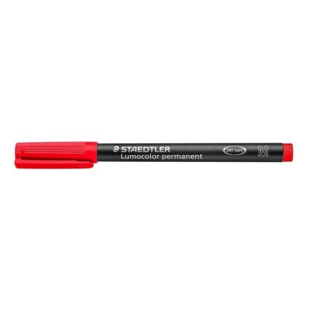 Marcador Staedtler 317-2 Lumocolor permanent M Vermelho