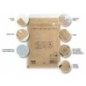 Envelopes Almofadados Bolhas de Ar 230x335mm Branco Nº 7/G Envelopes Almofadados Bolhas de Ar 230x335mm Branco Nº 7/G