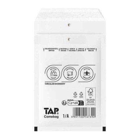 Envelopes Almofadados Bolhas de Ar 180x265mm Branco Nº 4/D