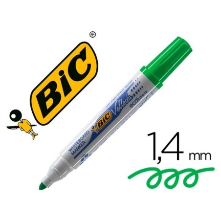 Marcador de Quadro Branco Bic Velleda 1701-02 Ecolutions Verde
