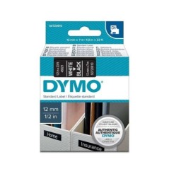 Fita Dymo D1 Standard S0720610 (45021) 12mmx7m Branco s/ /Preto