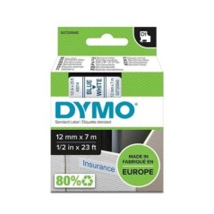Fita Dymo D1 Standard S0720540 (45014) 12mmx7m Azul s/ Branco