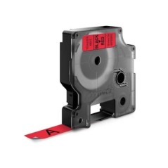 Fita Dymo D1 Standard S0720570 (45017) 12mmx7m Preto s/ Vermelho