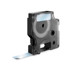 Fita Dymo D1 Standard S0720600 (45020) 12mmx7m Branco s/ Transparente
