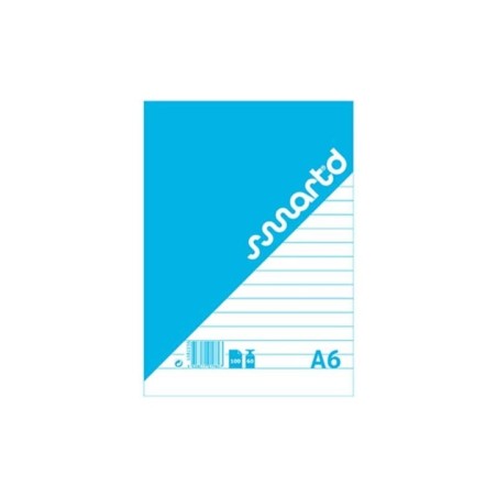 Bloco de Apontamentos A6 100 Folhas Pautado