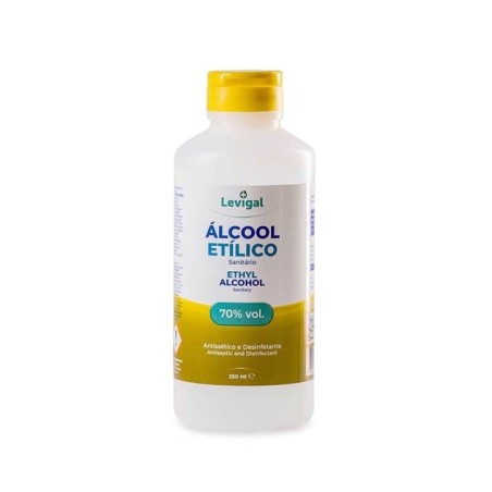 Álcool Etílico Sanitário Levigal 70% 250ml