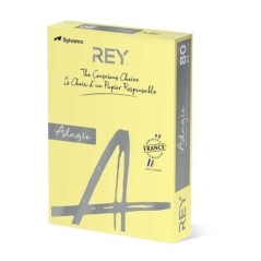 Papel Fotocópia A4 Rey Adagio 80g (03) 500 Folhas Amarelo Canário