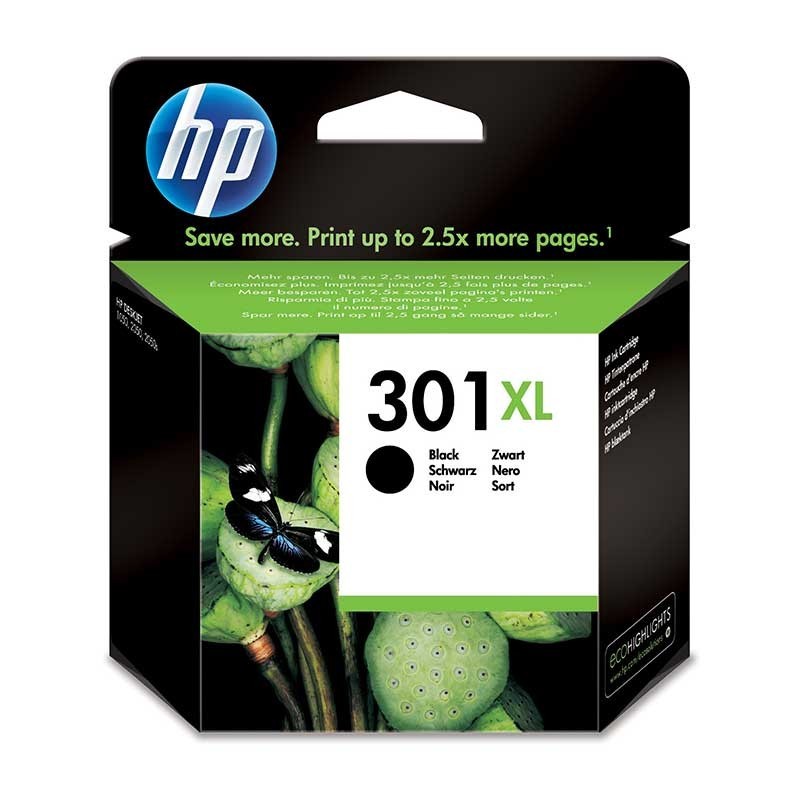 Tinteiro HP Original 301XL CH563EE 8ml Preto Tinteiro HP Original 301XL CH563EE 8ml Preto