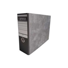 Pasta de Arquivo 210 L/80mm A5 ao Baixo com Caixa Marmoreado