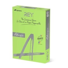 Papel Fotocópia A4 Rey Adagio 80g (14) 500 Folhas Verde Fluorescente