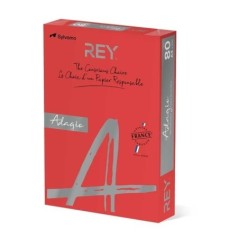 Papel Fotocópia A4 Rey Adagio 80g (22) 500 Folhas Vermelho Intenso