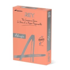 Papel Fotocópia A4 Rey Adagio 80g (55) 500 Folhas Pêssego