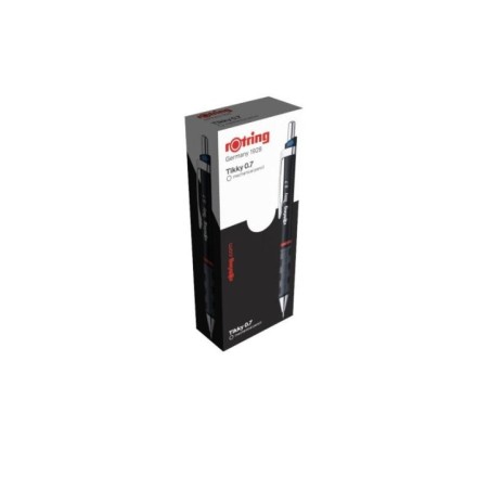 Lapiseira de Minas Rotring Tikky T RD 0,7mm 1904696 Preto