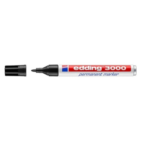 Marcador Permanente Edding 3000-001 Preto