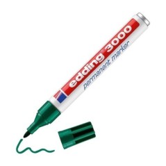 Marcador Permanente Edding 3000-004 Verde