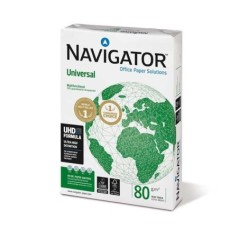 Papel Fotocópia A3 Navigator Universal 80g 5x500 Folhas Branco