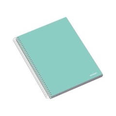 Caderno de Espiral A5 Ambar School Capa Dura 100 Folhas Quadriculado