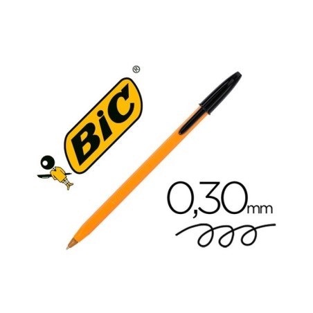 Esferográfica Bic Orange Original Fine Preto