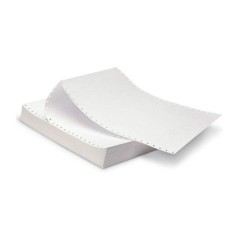 Papel Formulário Contínuo 6x9,5 1 Via Liso Cx.4000