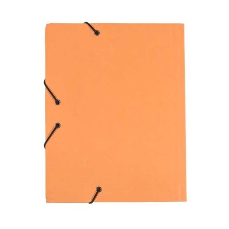 Pasta de Elásticos Cartonex 181-C A4 Cartolina 350g 235x310mm Laranja