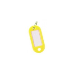Porta Etiquetas para Chaves Plástico Cx.100 Amarelo