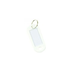 Porta Etiquetas para Chaves Plástico Cx.100 Branco