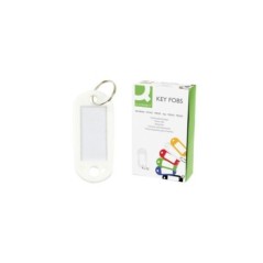 Porta Etiquetas para Chaves Plástico Cx.100 Branco