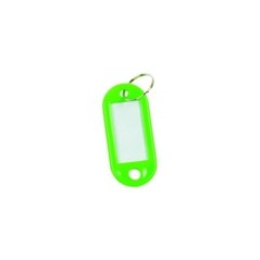 Porta Etiquetas para Chaves Plástico Cx.100 Verde