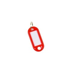 Porta Etiquetas para Chaves Plástico Cx.100 Vermelho