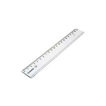 Régua de Plástico Cristal 20cm