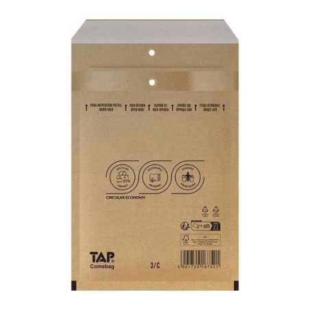 Envelopes Almofadados Bolhas de Ar 150x215mm Kraft Nº 3/C Emb.10