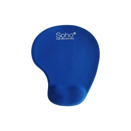 Tapete de Rato Soho com Apoio Pulso Azul