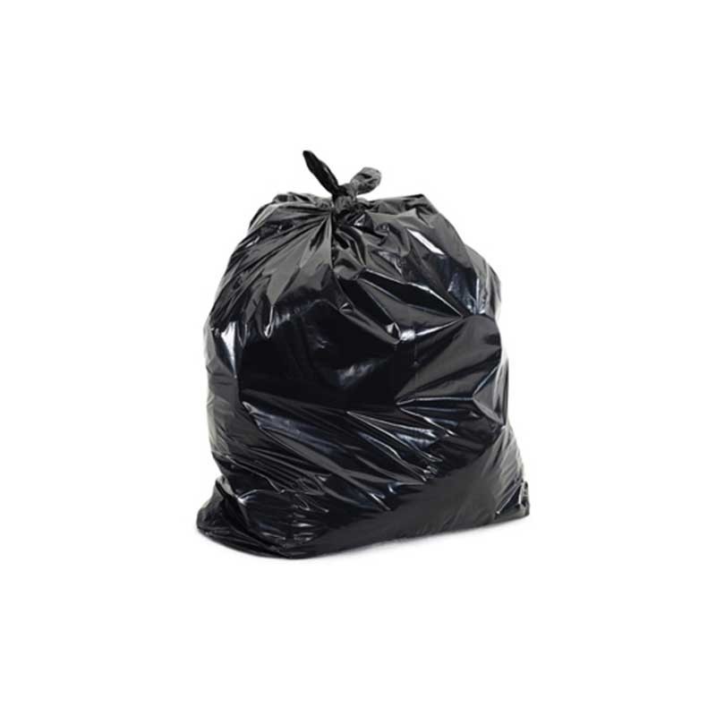 Sacos de Lixo em Plástico 52x58cm 30 Litros 22µm Preto Emb.25 em Rolo