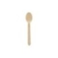 Colher de Sopa Descartável Madeira 160mm Emb.100 Colher de Sopa Descartável Madeira 160mm Emb.100