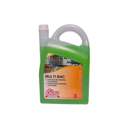 Desinfectante Multifuncional Glow MULTI BAC Secagem Rápida 5 Litros