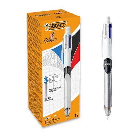 Esferográfica Bic 4 Colours 3+1 HB 942104