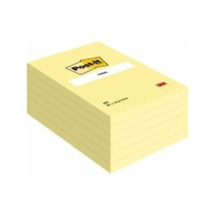 Bloco de Notas Adesivas Post-it 3M 659 102x152mm 100F Amarelo