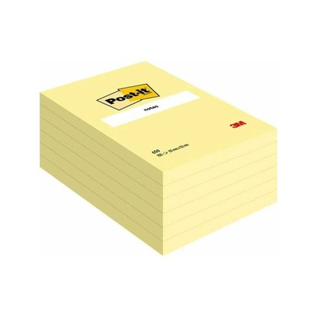 Bloco de Notas Adesivas Post-it 3M 659 102x152mm 100F Amarelo