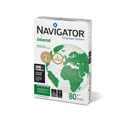 Papel Fotocópia A3 Navigator Universal 80g 500 Folhas Branco