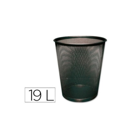 Cesto de Papéis Wire 19 Litros Preto